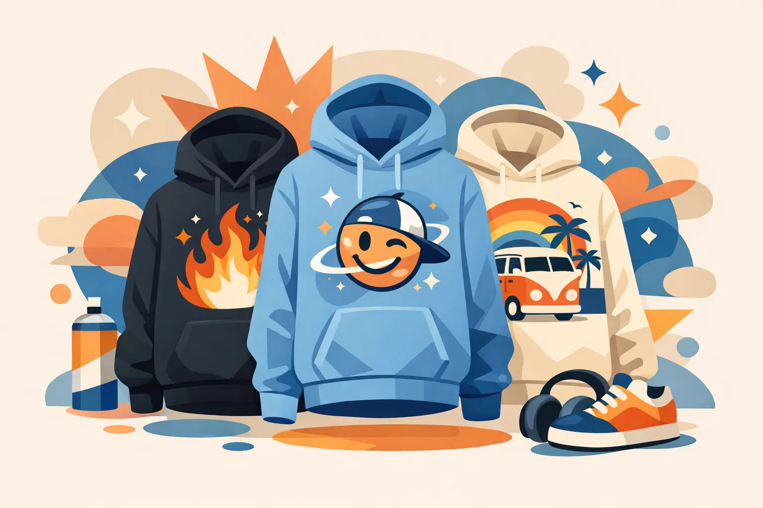 Graphic Hoodies With Personality That Pop