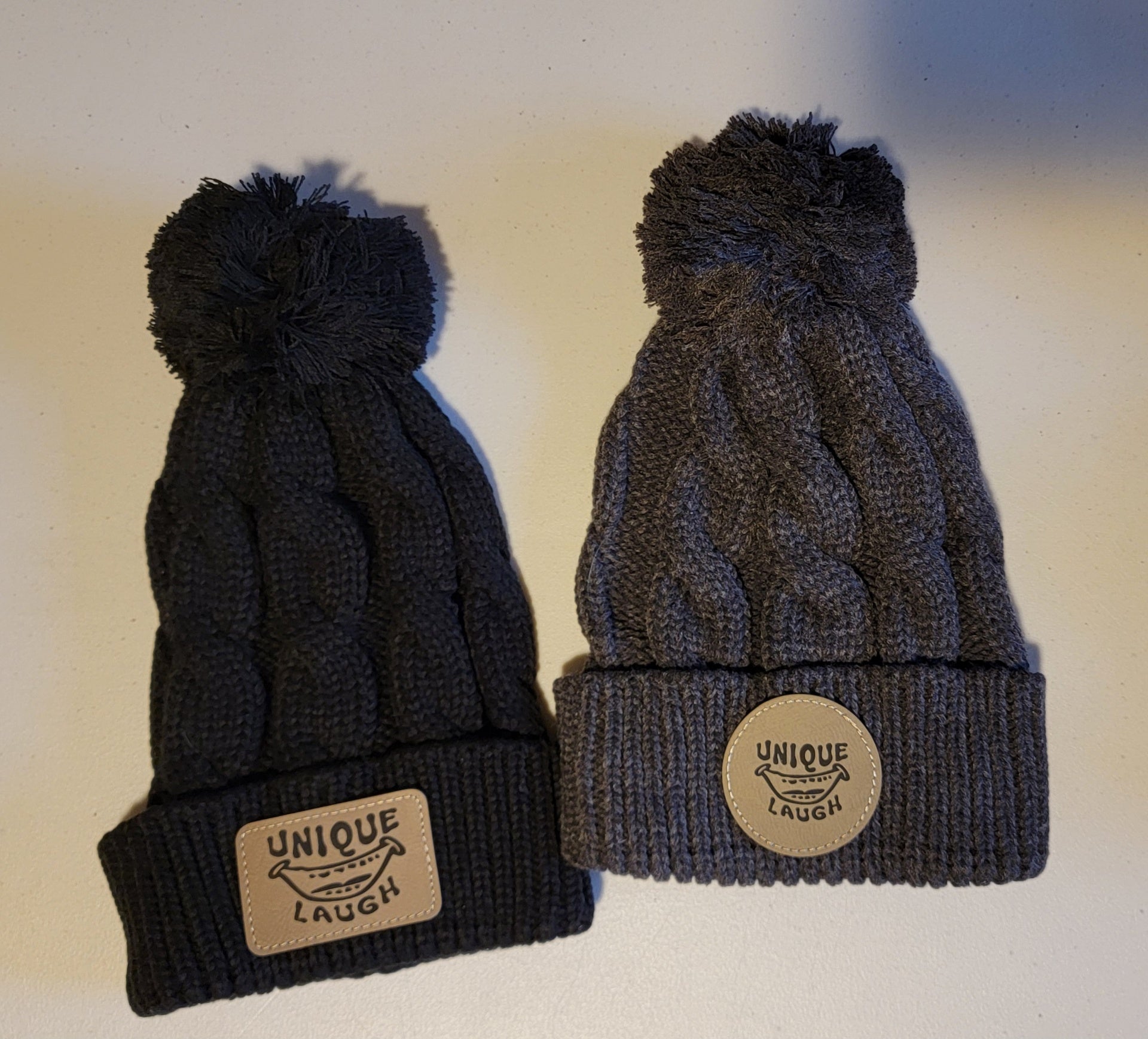 Unique Laugh Pom Beanie